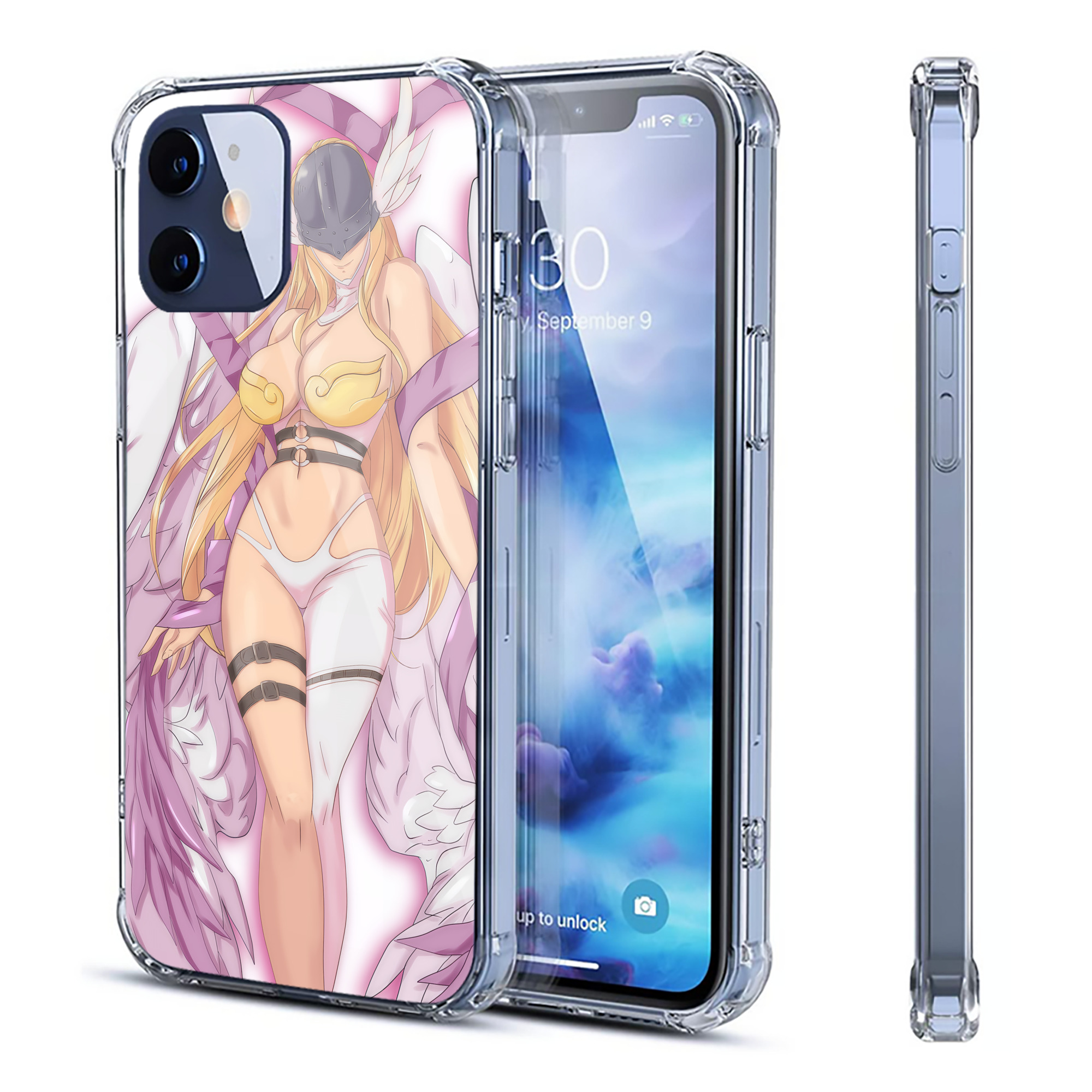 （画像用） Digimon デジタルモンスター/デジモン 【iPhone 12シリーズ対応】透明スマホケース（クリアソフトケース）